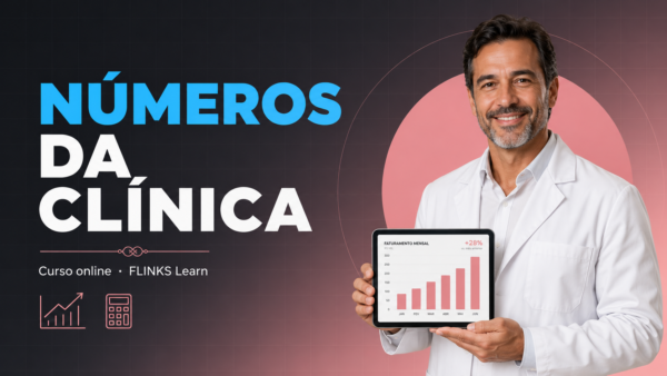 Capa do curso Números da Clínica — FLINKS Learn